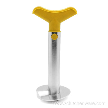 Manual Pineapple Core Remover With Yellow Handle
